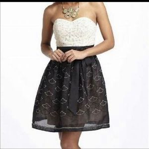 NWT Anthropologie Meadow Rue strapless dress size 4